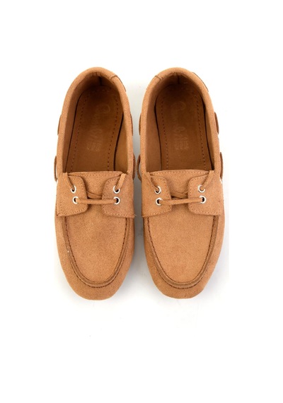 Bambi Taba Kadın Loafer Ayakkabı K01503727572 Taba