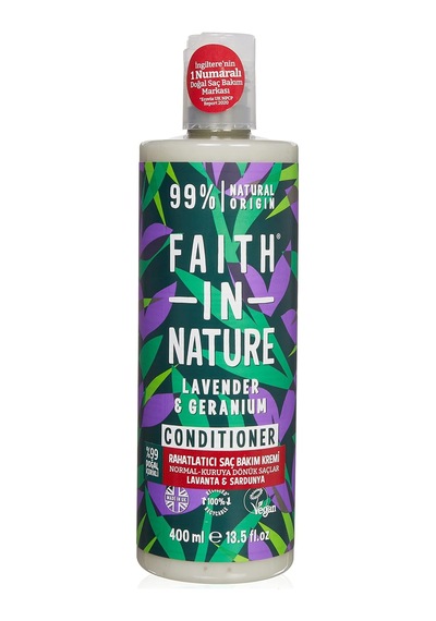 %99 Doğal Rahatlatıcı Saç Bakım Kremi Normal & Kuruya Dönük Saçlar İçin Lavanta & Sardunya, 400 Ml