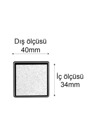 Beyaz Renk Mürekkepli Baskı Pedi 40 40mm Çabuk Kuruyan Su Bazlı Karışık