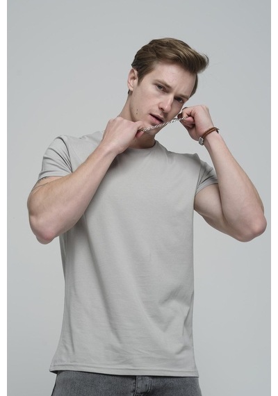 Ftx Slim Fit Bisiklet Yaka Erkek Basic Tshirt