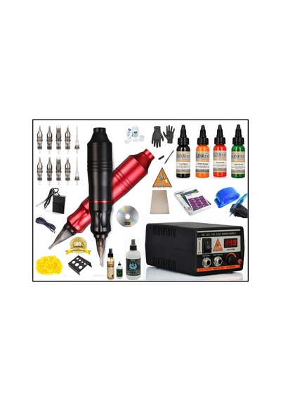 Xl-5327A Hybrıd Siyah Renk Tattoo Pen Dövme Makinası Seti - Mabuc