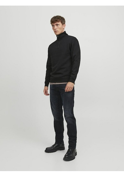 Jack & Jones 12250747 Erkek Siyah Sweatshirt