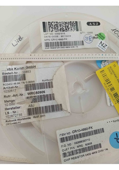 Rc040249k9 49k9 402 Asj Smd Direnç 500 Adet