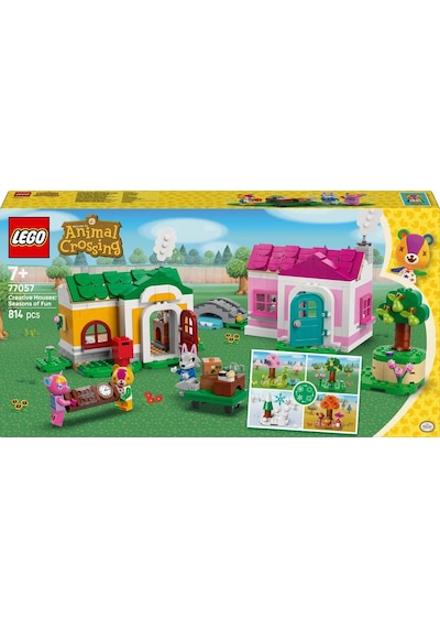 LEGO® Animal Crossing™ Yaratıcı Evler: Eğlenceli Mevsimler 77057 - 7 Yaş ve Üzeri Çocuklar için Yaratıcı Oyuncak Yapım Seti (814 Parça)
