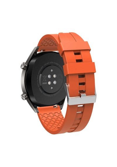 Huawei Watch Gt 3 46mm Krd-23 Uyumlu Nvth Kordon-turuncu