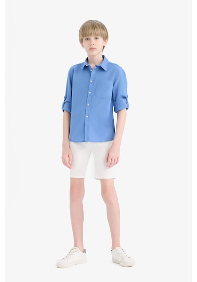 DeFacto Erkek Çocuk Cepli Basic Düz Gabardin Şort C2955A825SMWT32