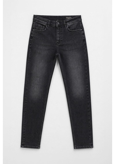 Bluew White Erkek Antrasit Slim Fit Likralı Jean Pantolon