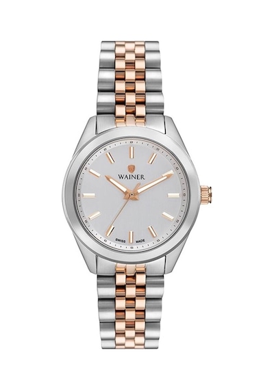 Wainer Wa.18542-b Quartz Çelik Gri/rose 34 Mm Kadın Kol Saati
