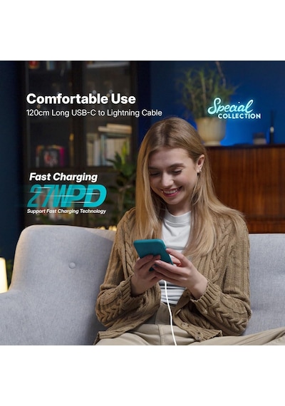 Ttec Usb-c - Lightning Hızlı Şarj Kablosu 120cm 2dk60b