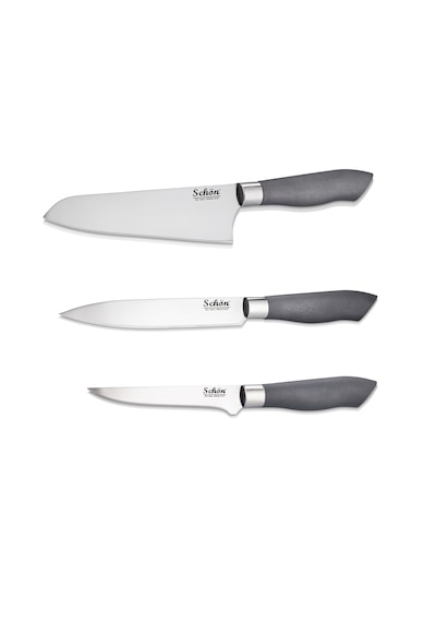 Bladex 3 Parça Bıçak Seti-gri Gri