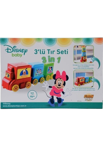Furkan Toys Disnep Baby 3In1 3Lü Tır Seti 12 Ay+ Fr57478