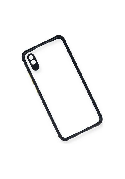 Cosmotex Newface Xiaomi Redmi 9a Kılıf Miami Şeffaf Silikon - Lacivert