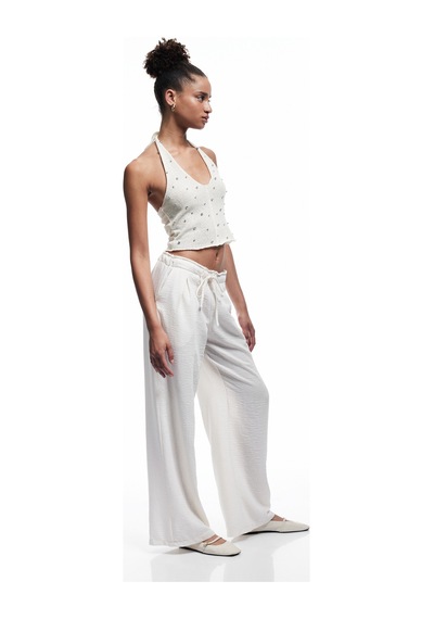 Koton Drawstring Pants Bej 5sal40077ıw Ekru