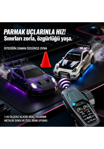 Hstar 1:43 Profesyonel Mini Drift Rc Araba Gtr 4wd 15 Km/h Hız Metal Alaşım Gövde Eps Stabilizasyonu Tam Orantılı Çift M Çok Renkli Hstar 1:43 Profesyonel Mini Drift Rc Araba Gtr 4wd 15 Km/h Hız Metal Alaşım Gövde Eps Stabilizasyonu Tam Orantılı Çift M Çok Renkli