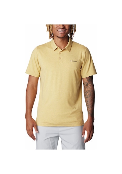 Columbia Tech Trail Erkek Kısa Kollu Polo T-shirt Ao2933 A.gri Açık Gri