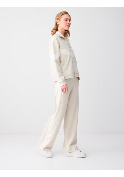 Jimmy Key Jimmy Key Taş Bol Paça Normal Bel Örme Jogger Pantolon 6sw115652928