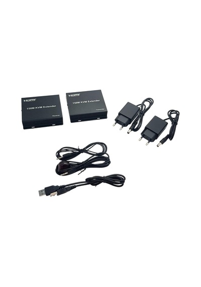 Novacom 150metre Hdmı+usb+ır To Cat6 Kvm Extender