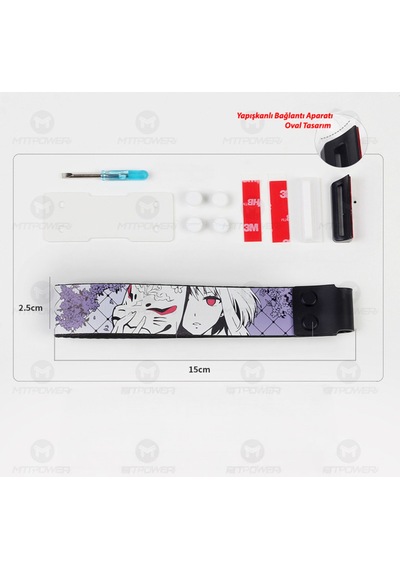 Klavye Askısı Strap Klavye Aksesuarı Tüm Klavyeler İçin Uygundur Siyah - Beyaz Askı Mevcuttur