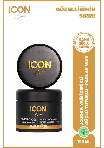 Iconcare Jojoba Oil Aqua Wax Güçlü Tutuş Parlak Görünüm Saç Waxı 150 Ml
