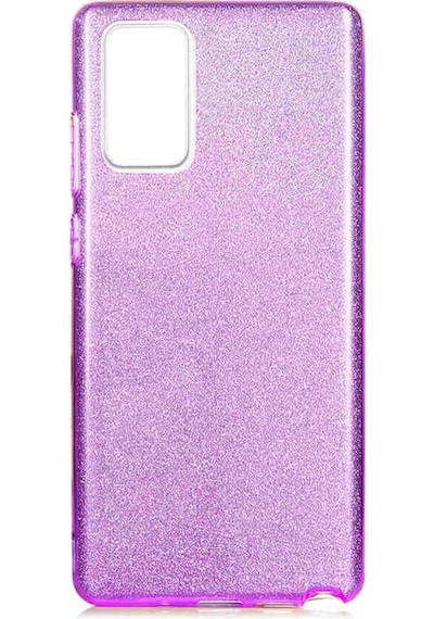 Galaxy Note 20 Kılıf Zore Shining Simli Silikon Kılıf