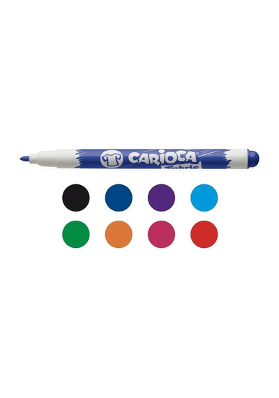 Carioca Beyaz Tahta Kalemi 8 Renk 8'li Pvc 2.8 Mm Genel