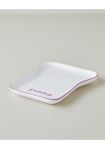 English Home Joyfull Seramik 4'lü Pasta Seti 19 Cm Renkli Çok Renkli