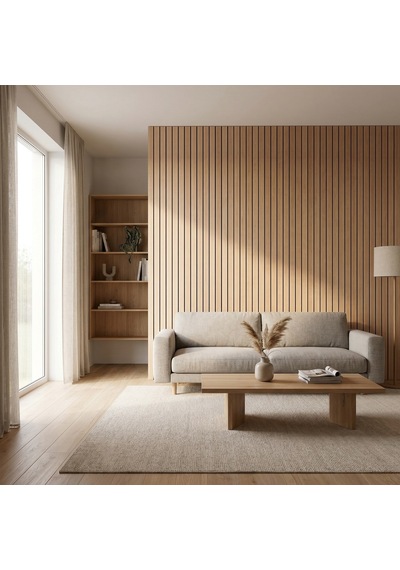 Brano Ceviz Ahşap Desen Duvar Lambiri 60x280 Cm-kendinden Yapışkanlı 58432