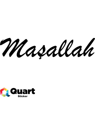 Maşallah Sticker Quarts Oto Sticker