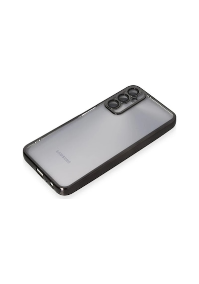 Samsung Uyumlu  Galaxy A05s Kılıf Razer Lensli Silikon - Siyah 0.2M-Çok Renkli