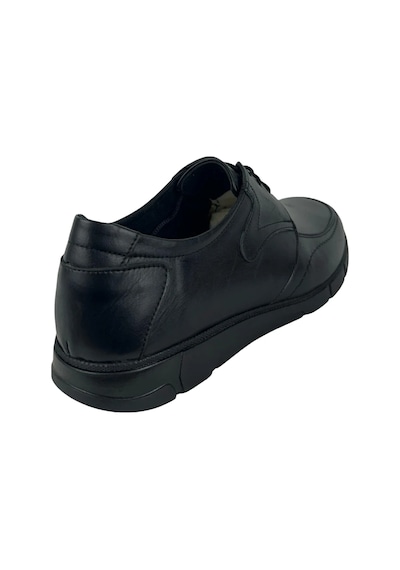 Matzeliger Mzg07 Siyah Erkek Günlük Rahat Ortopedik Deri Ayakkabı