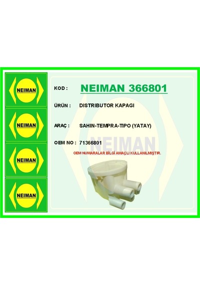 Neıman 366801 Dıstrıbutor Kapağı Şahin-tempra-tıpo Yatay 71366801 -
