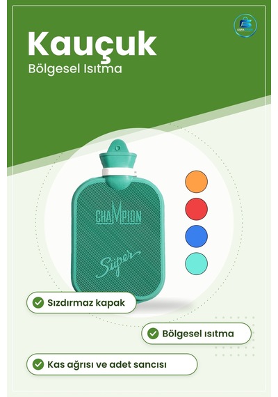 Kauçuk Sıcak Su Torbası Isıtıcı Ped Bölgesel Isıtma Kış Kullanımı Çok renkli