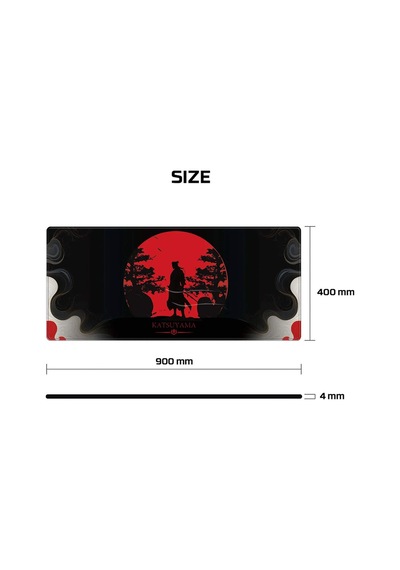 Mp905 Ato Katsuyama 90x40cm 4mm Kaydırmaz Kauçuk Taban Mouse Pad