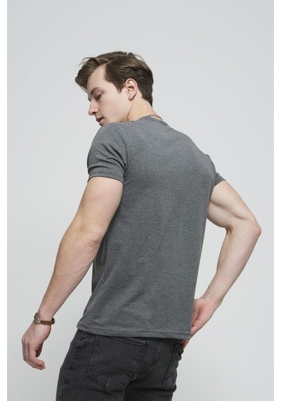 Ftx Slim Fit Bisiklet Yaka Erkek Basic Tshirt