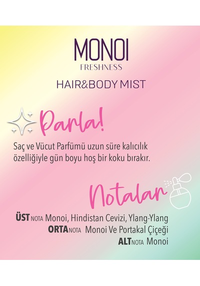 Monoi Freshness Hair & Body Mist Saç & Vücut Spreyi 100 Ml