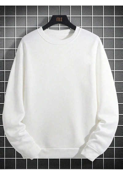 Startmore Adrift Mountain & Slogan Graphic Drop Shoulder Sweatshirt Beyaz Beyaz