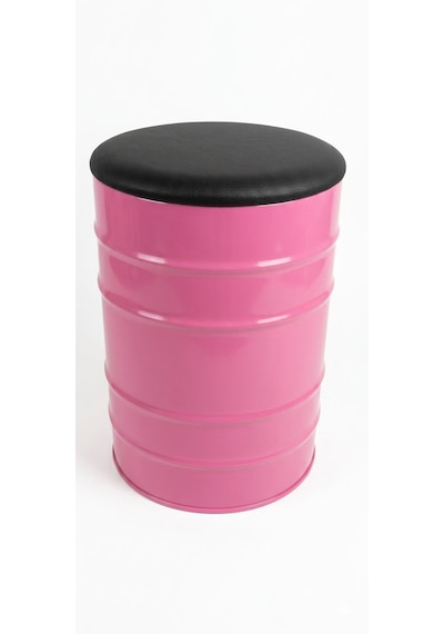 Tabure Varil Model Pembe