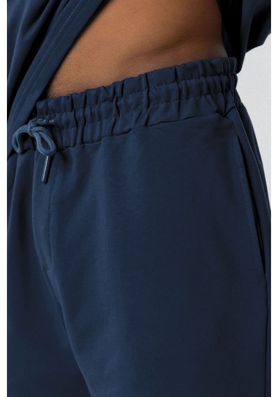 Basic Oversize Şort Takım İndigo
