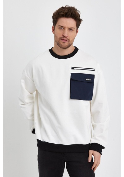 Alexander Gardi Alexandergardı Cep Detaylı Sweatshirt E23-75500 001