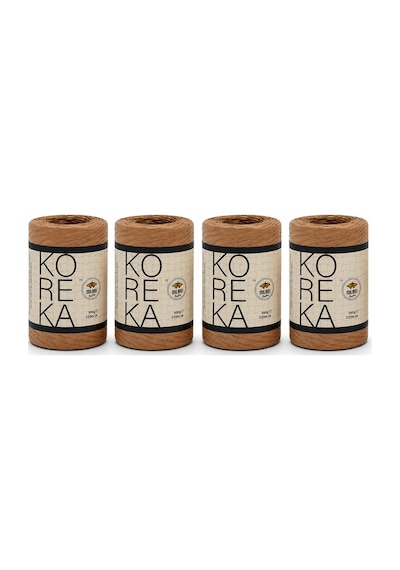 Koreka Rafya Kağıt İpi 71 No Kraft 4 Adet 400 Gr 880 Mt Çanta Sepet Makrome Örgü İpi