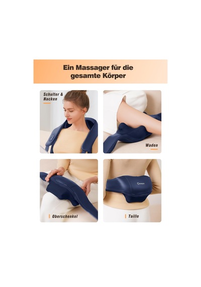 Knqze Shiatsu Masaj Aleti 4d, 2026 Isı İle Kablosuz Boyun Masajı, Geliştirilmiş Grafen Isıtma, Boyun, Omuz, Sırt İçin 4d Shiatsu Derin Yoğurma Boyun Masajı, Kadınlar İçin Hediyeler, Mavi Knqze Shiatsu Masaj Aleti 4d, 2026 Isı İle Kablosuz Boyun Masajı, Geliştirilmiş Grafen Isıtma, Boyun, Omuz, Sırt İçin 4d Shiatsu Derin Yoğurma Boyun Masajı, Kadınlar İçin Hediyeler, Mavi