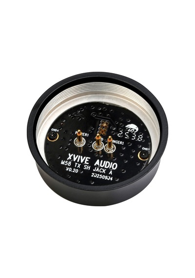 Xvive Audio Sennheiser Kapsül Shure Tipi Kablosuz Verici Adaptörü Siyah
