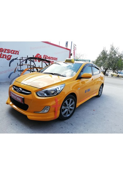 Hyundai Accent Blue Ön Tampon Eki --- Fibersanankara