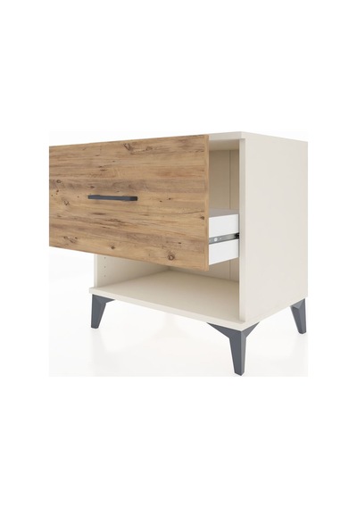 Hyperion Komodin Tek Çekmeceli 60x44x64 Aytaşı-çam Aytaşı