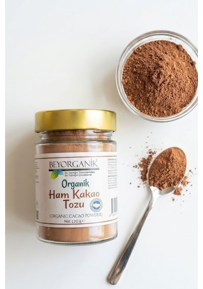 Organik Ham Kakao Tozu Pestisit Analizli 120 G
