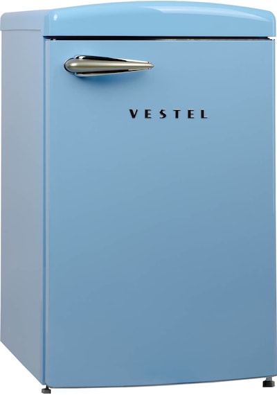 Vestel Retro SB14111 122 L Statik Buzdolabı Düş Mavisi