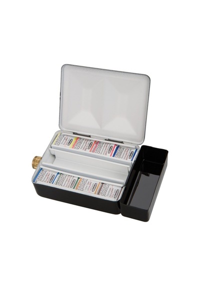Schmincke : Horadam Aquarell Sulu Boya Seti 8 X Yarım Tablet Metal Kutu