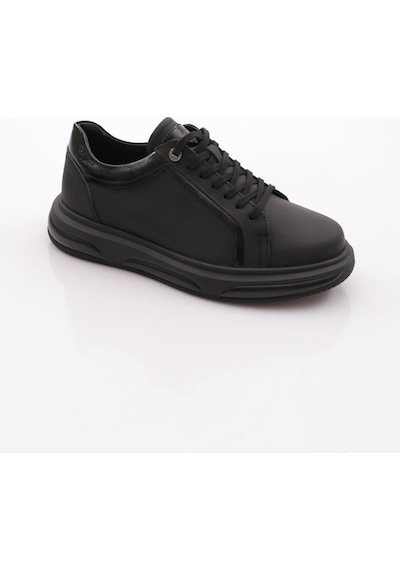 Dgn 2841 Erkek Sneaker Ayakkabı Siyah Mat