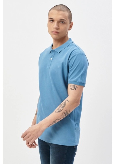 Lee Erkek Mavi Polo Tişört L211810404 Mavi