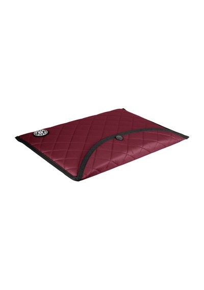 Jacbag Snap Folder Soft A4-kapitone Çıtçıtlı Dosya A4-bordo